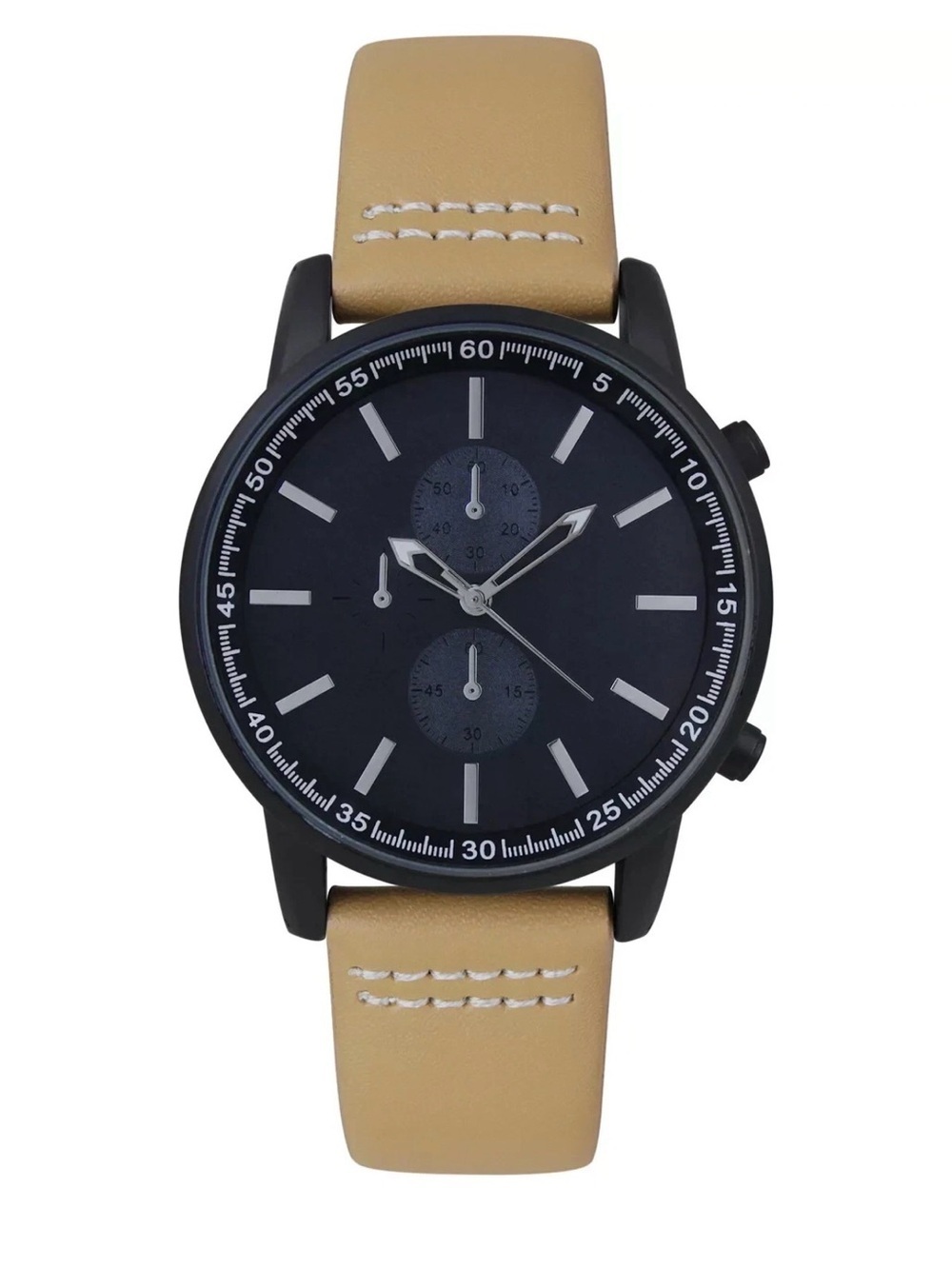 🖤🖤I.N.C. INTERNATIONAL CONCEPTS Men's Tan Strap Watch 44mm